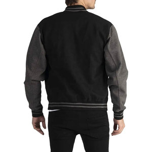 Wholesale Outdoor Streetwear Jacket Fashion <b>Men</b> Custom Logo Baseball Letter College Male Letterman Plus Size Jackets - Product Image 3