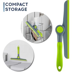Raclette de nettoyage de vitres robuste de 10 pouces, vert-gris, outil manuel pour portes vitrées, fenêtres, pare-brise de voiture et plus encore - Product Image 5