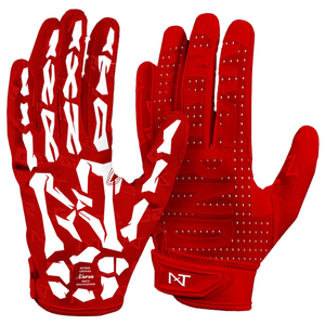 Gants de football américain 7v7 en gel de silicone de haute qualité, personnalisables avec logo, pour receveurs, durables, antidérapants, pour jeunes et adultes, avec logo en caoutchouc. - Product Image 4