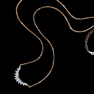 Luxury Mossinate Diamond <b>Necklace</b> for Women Wedding Bridal Jewelry <b>Statement</b> Party Wear Gift for Anniversary and Engagement - Product Image 4