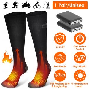 Calzini sportivi riscaldati elettrici per uomo e donna Piedi ricaricabili alimentati a batteria più caldi 4 livelli di temperatura per interni esterni - Product Image 1