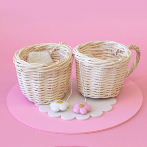 ชุดของเล่นชงชาสำหรับเด็กน่ารัก ชุดถ้วยน้ำชาหวายสุดคุ้ม ราคาถูกที่สุด ของเล่นเด็กขายส่งจำนวนมาก - Product Image 1