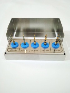 Kit de brocas piloto para implantes dentales quirúrgicos, 5 piezas, manual, de acero inoxidable, con 5 años de garantía - Product Image 2