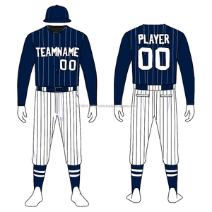 Uniformes de Béisbol 2026 de Alta Calidad, Impresión Digital, 100% Poliéster, Transpirables, Ligeros, Personalizables, Unisex, con Cuello en V - Product Image 6