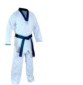 Youth Taekwondo Uniforms 100% Cotton Blend Jiu Jitsu Kimono Gi with Stretch Top Pants and Matching Belt Custom Wholesale - Product Image 1