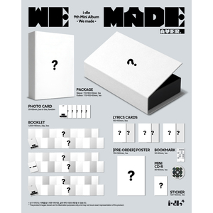 I-dle-9th Mini Álbum (Versión A) Publicación Electrónica Hecha a Mano por We Made - Product Image 2