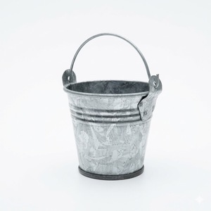 Cubo de Acero Galvanizado de Calidad Premium con Asa de Alambre para Uso en Granjas y Jardines, Cubo con Borde Superior Reforzado y Enrollado - Product Image 6
