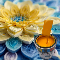 Peinture liquide jaune 2K DTM haute dureté, sans apprêt, pour métal, publicité, usage industriel, peinture marine, résistante aux intempéries