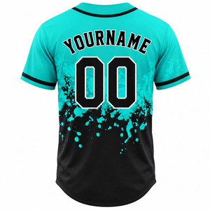 Maillot de baseball pour adulte 100% polyester respirant, séchage rapide, antibactérien, col en V, coupe courte, personnalisable, qualité supérieure, durable - Product Image 5