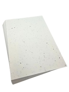 Artisan Handmade Plantable Eco-Friendly Deckle Edge Cotton Paper for Elegant Stationery <b>A4</b> Sizes Customized Sheets Weddings - Product Image 1