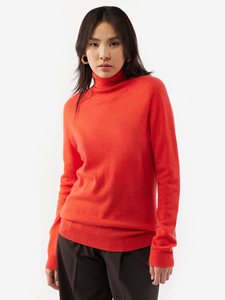 เสื้อสเวตเตอร์ถักไหมพรมผู้หญิงสองสี คอวี แขนยาว เนื้อผ้านุ่ม สวมใส่สบาย แฟชั่นลำลอง มีตัวเลือกสีที่สามารถกำหนดเองได้ - Product Image 1