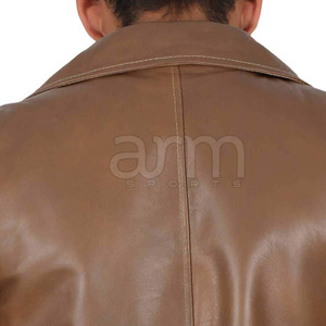 Abrigo de Cuero para Hombre, Color Sólido, Casual, Cálido, Invierno 2026, Nuevo Abrigo de Cuero de Moda para Hombre - Product Image 4