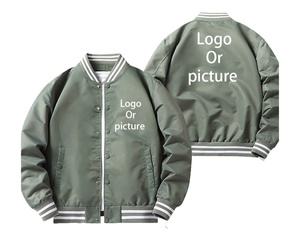 Custom University Versity Bomber Versity Jacket Canvas Waterproof Hooded Men College Jacket Bomber <b>Coat</b> With Logo Printing Front - Product Image 5