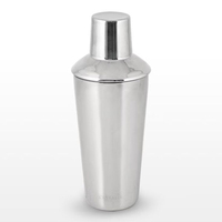Shaker à cocktails en métal doré pour la maison, les événements, les fêtes, les bars, les boissons, le vin et les cocktails.
