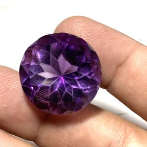 Améthyste naturelle taille ovale certifiée IGI, pierres précieuses de haute qualité en vrac pour la fabrication de bijoux - Product Image 1