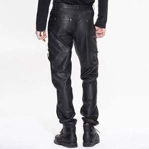 Pantalones de Cuero para Hombre Hechos en Fábrica, Venta al por Mayor, Hechos con Cuero de la Mejor Calidad - Product Image 4