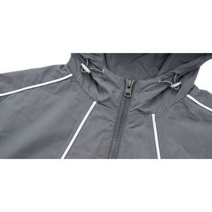 High Trending custom <b>Men</b>’s Nylon Windbreaker Shorts Set Reflective Zip Up <b>Jacket</b> <b>Summer</b> Tracksuit Lightweight Streetwear - Product Image 6