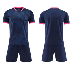 Maillot de football personnalisé pour adultes et enfants, avec nom et numéro imprimés, rouge et noir, ensemble uniforme de football - Product Image 6