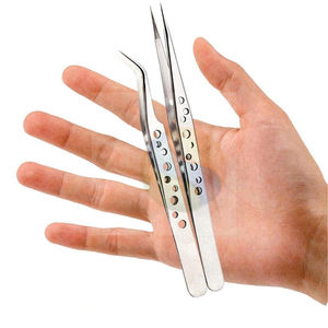 Pince à cils Elite en acier inoxydable non magnétique – Édition Avancée pour Artistes en Cils – Ultra Précision Non Magnétique - Product Image 1