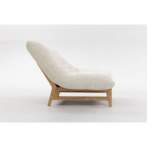 Poltrona Sacco Singola Casual per Adulti, Senza Braccioli, in Tessuto Corduroy, per Soggiorno e Camera da Letto - Product Image 4