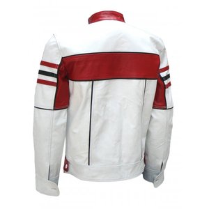 Customized motorbike leather <b>jacket</b> Zip up leather <b>jacket</b> Simple outdoor casual wear Winter windbreaker leather <b>jacket</b> - Product Image 2