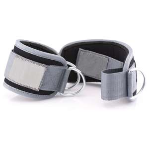 Custom logo Neoprene Pad Weight Lifting Ankle Straps for Cable Machine Wholesale Ankle Straps for Leg and Booty Workout Exercise - Product Image 2