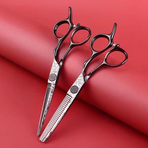 Premium Gold <b>Hair</b> <b>Cutting</b> <b>Scissors</b> 6.5 Inch Barber Shears Salon Styling Tools Stainless Steel Sharp Blade Hairdresser <b>Scissors</b> - Product Image 1