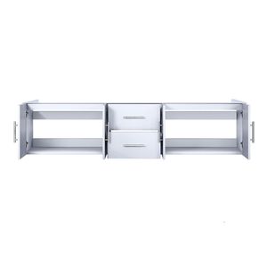 Bianco Lucido 80 Pollici L X 22 Pollici Mobile Bagno Doppio con Lavabo Integrato - Product Image 5