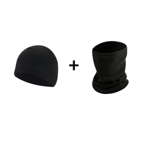 Ensemble bonnet et écharpe balaclava d'hiver, masque thermique en polaire de bonne qualité, cache-cou pour le cyclisme, le ski, les sports de plein air - Product Image 2