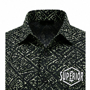 Premium Men's Stylish Casual <b>Shirt</b> with Eye Catching Printed Artwork and Modern Tailoring Fashion Manufacturer - Product Image 3