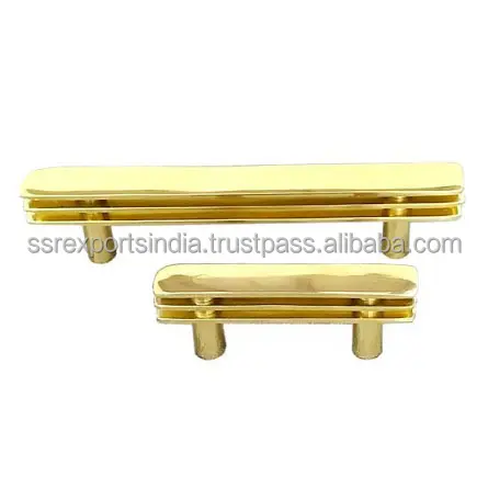 Armadio a cassetto di lusso moderno in lega di ottone in oro lavorato a mano manopole per maniglie della porta dell'armadio da cucina