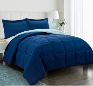 Ensemble de couette en polyester matelassé hypoallergénique antibactérien vert, lavable en machine, marque personnalisée, couette automne-hiver - Product Image 5
