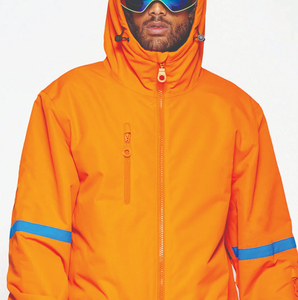Mono de Esquí Unisex Naranja, Impermeable, Cortavientos, Transpirable, con Capucha y Cremallera Frontal, de Poliéster, para Invierno, de una Pieza, para Adultos - Product Image 4