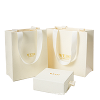 Sac cadeau en papier kraft classique haut de gamme, recyclable et biodégradable, promotionnel, grande capacité, renforcé par ruban, pour supermarché