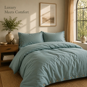 Draps de lit en bambou pur 300 TC de qualité export, qualité hôtel de luxe, doux, lisses et respirants pour la maison et la chambre à coucher - Product Image 1
