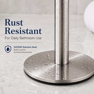 Stainless Steel Hand Towel Holder Stand Towel S Shape Countertop Towel Standing for Bath Towel <b>Bathroom</b> <b>Accessories</b> - Product Image 4