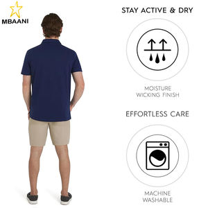 Polo de Manga Corta para Hombre, Corte Regular, en Jersey de Algodón Suave - Product Image 5