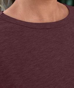 Camiseta Básica de Manga Corta para Mujer, 100% Algodón, Cuello Redondo, Antiarrugas, Secado Rápido, Informal, para Primavera, Verano y Uso Diario - Product Image 4