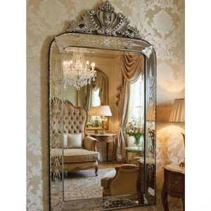 Miroir décoratif baroque vénitien élégant |   Miroir mural en verre de style antique de luxe pour la décoration intérieure de la chambre, de l'hôtel et de la maison - Product Image 3