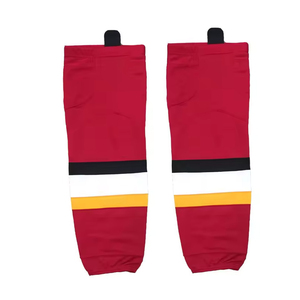 Chaussettes de hockey sur glace en coton respirantes, durables, écologiques, à séchage rapide, de haute qualité, à compression, hauteur genou, couleur et logo personnalisés - Product Image 1