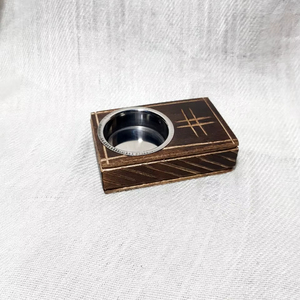Amazing Design Wooden Bakhoor Burner Carved Bakhoor Burner Laser Engraving Bakhoor Burner Mubkhar At factory Wholesale Price - Product Image 1