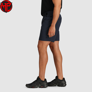 Pantalones Cortos Cargo Deportivos de Cintura Media con Cordón para Hombre, de Marca Privada, Tejidos, de Secado Rápido, Bajo MOQ, Fabricación - Product Image 2