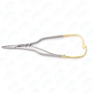 Instrumento médico Soporte de aguja de acero inoxidable de alta calidad 16 Cm Soporte de aguja Arruga Tc Soporte de aguja Arruga de alta calidad - Product Image 3