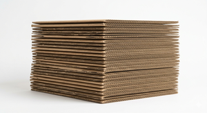 Carton ondulé double paroi en pâte recyclée non couchée pour emballage logistique, impression offset et boîtes robustes - Product Image 3