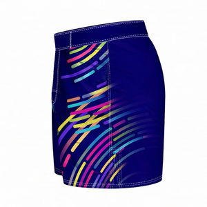 Pantalones Cortos Deportivos Personalizados para Hombre, Color Naranja y Negro, de Secado Rápido, para Gimnasio y Entrenamiento, Marca Privada OEM - Product Image 3