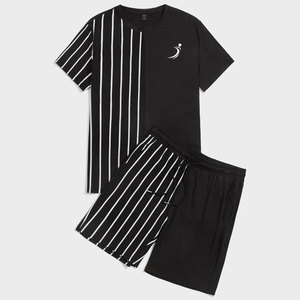 Custom Color T Shirt & Shorts Set For Men Soft Fabric Comfortable Casual Summer Fashion Wear T Shirt & Shorts Set - Product Image 1