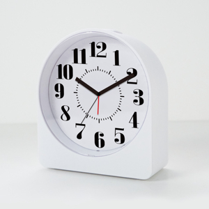 3.7 Inch White Silent Alarm Clock with Soft Night <b>Light</b> for Kids Room Gentle Glow Design for Children Bedroom and <b>Nursery</b> - Product Image 3