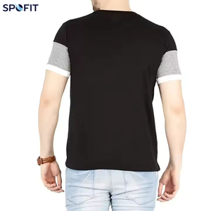 Camiseta Ligera Informal para Hombre, Lisa, de Alta Calidad, en Tela de Lona, a la Moda, Antiarrugas, de Manga Corta, con Precio al por Mayor - Product Image 2