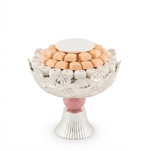 Tazón de servir chocolate hecho a mano, chapado en oro, de calidad de lujo, para suministros de hotel, eventos y conjuntos de regalo decorativos. - Product Image 2