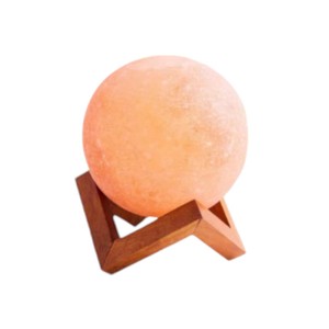 Lampe de sel de l'Himalaya sculptée de haute qualité, en forme de boule, rose, 100% écologique, purement naturelle, thème amour, décoration d'intérieur, Feng Shui - Product Image 4